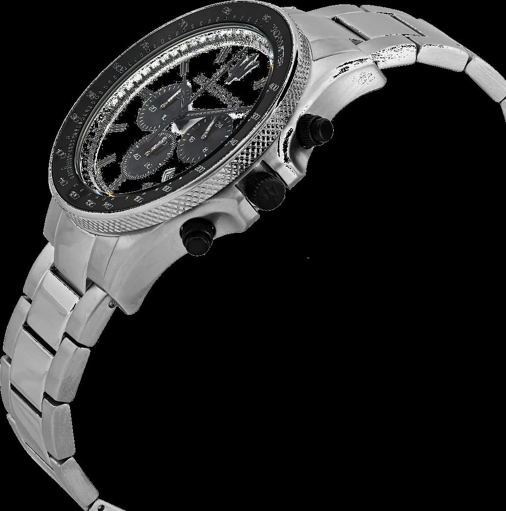 Le garde-temps Maserati R8873640003 vu de profil