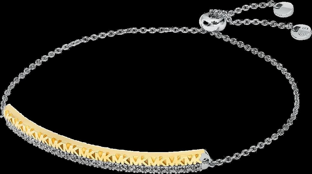 Garde-temps Michael Kors MKC1577AN710 pour femme, argent sterling logo serti