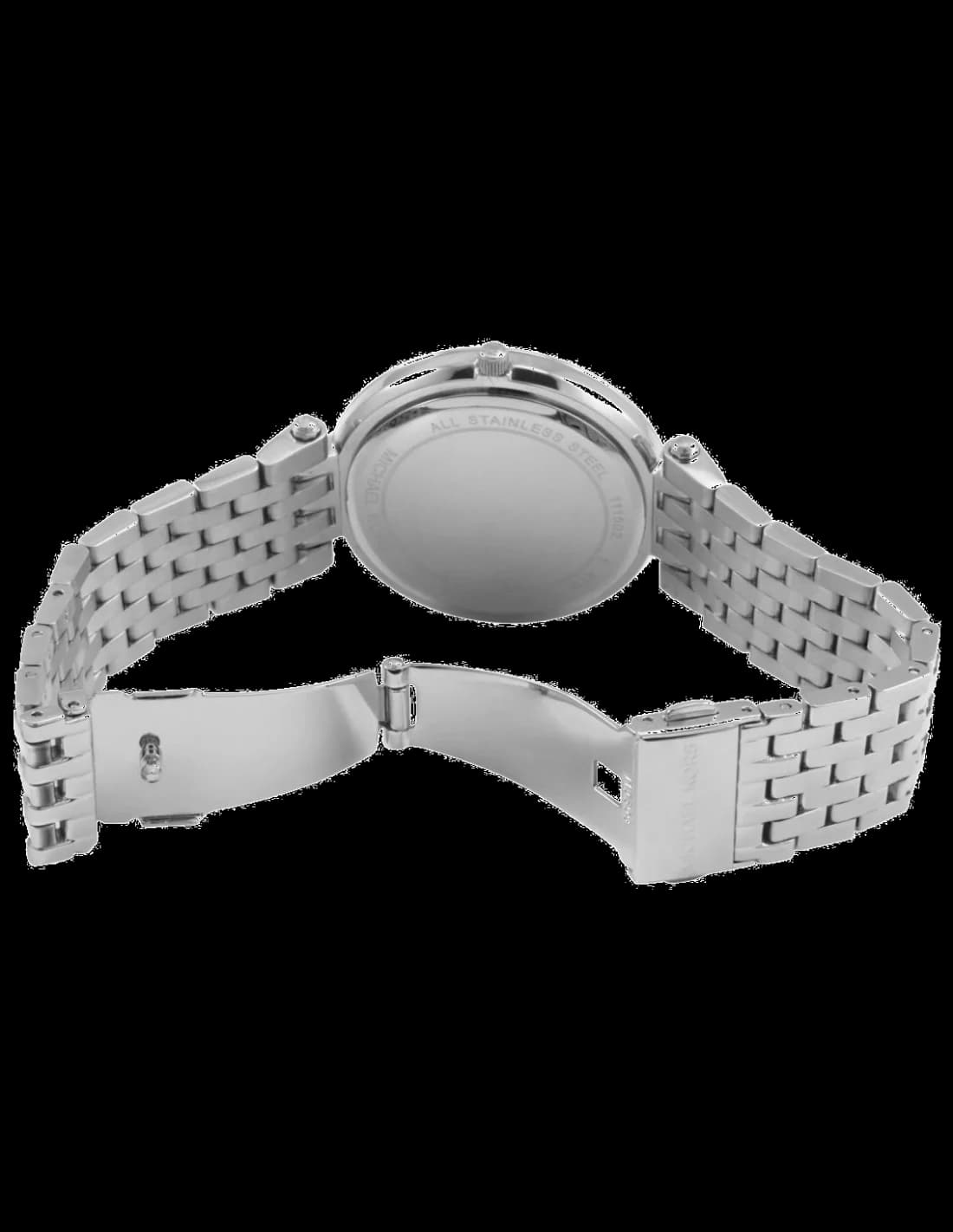 Zoom sur le cadran argent du Michael Kors MK3190