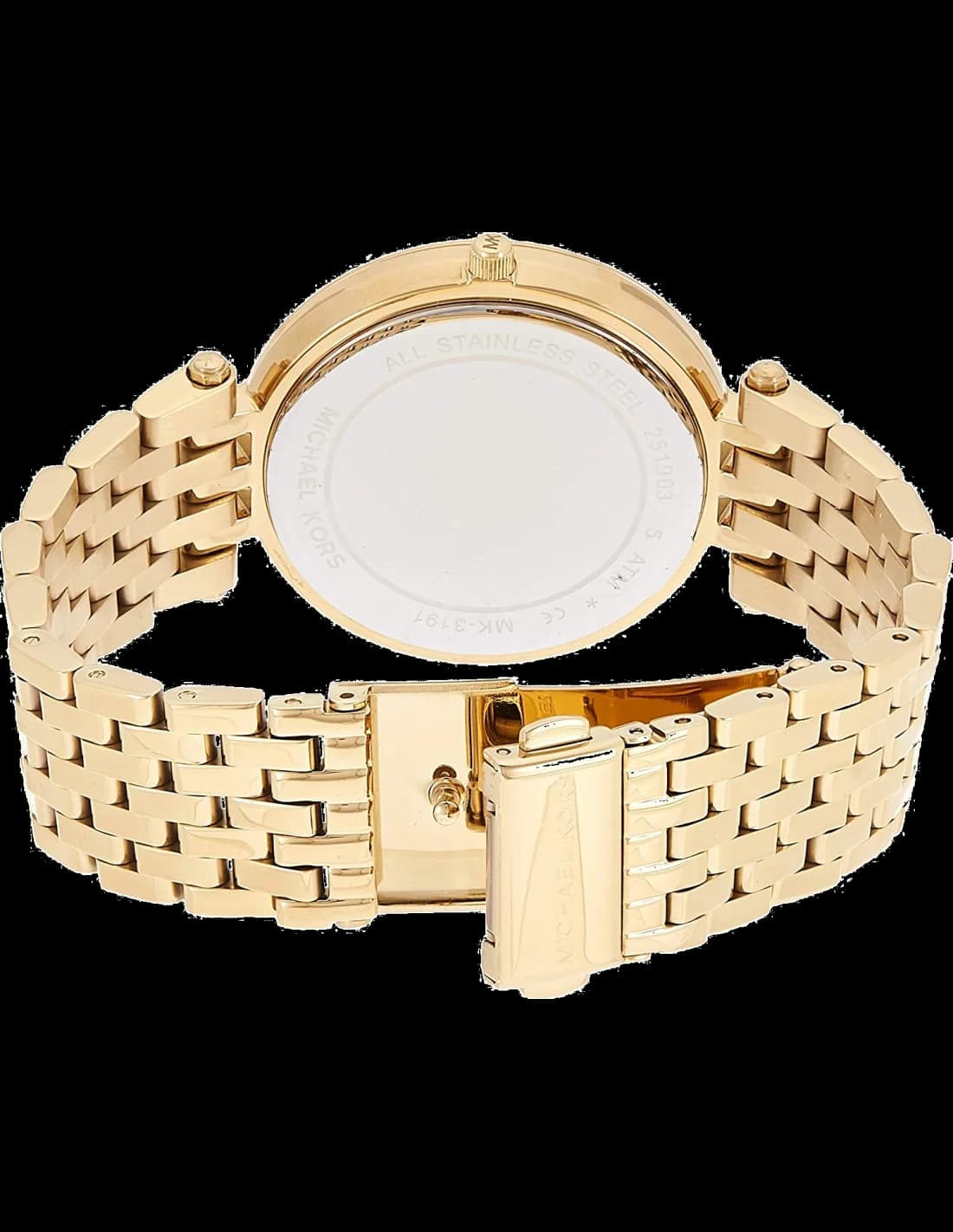 Zoom sur le cadran or du Michael Kors MK3191