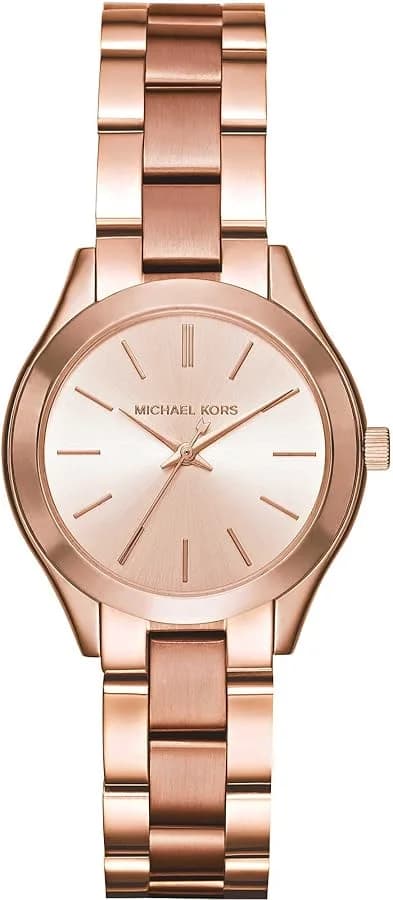 Montre Michael Kors MK3513 femme cadran or rose bracelet acier
