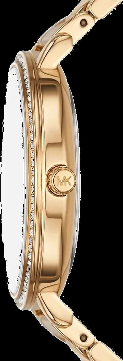 Zoom sur le cadran blanc du Michael Kors MK4666