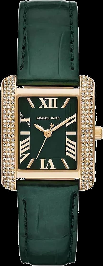 Montre Michael Kors MK4697 femme cadran vert bracelet cuir