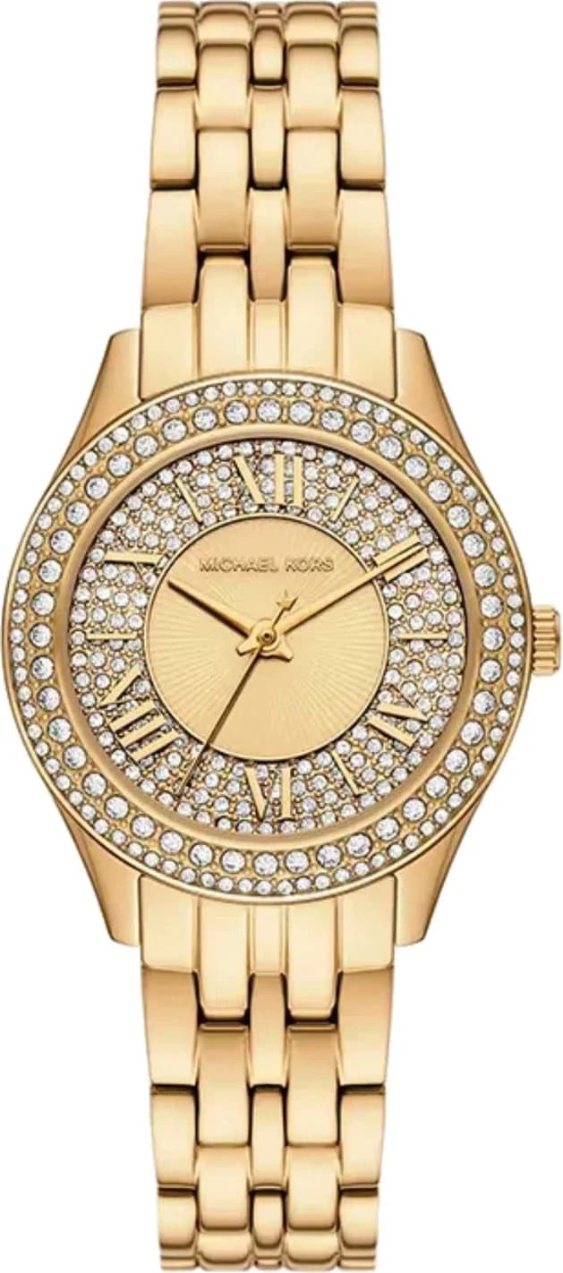 Garde-temps Michael Kors MK4974 pour femme, au cadran doré et bracelet acier