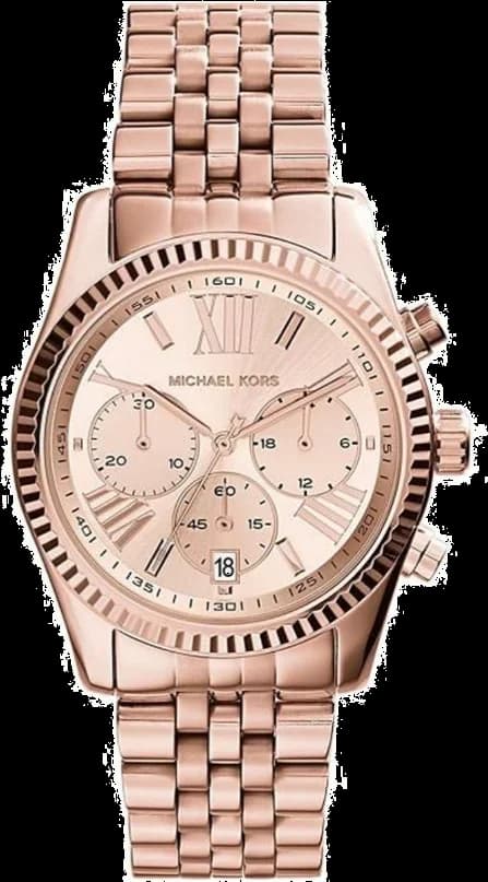 Garde-temps Michael Kors MK5569 pour femme, cadran or rose, chronographe PVD or rose