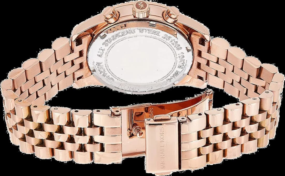 Zoom sur le cadran or rose du Michael Kors MK5569