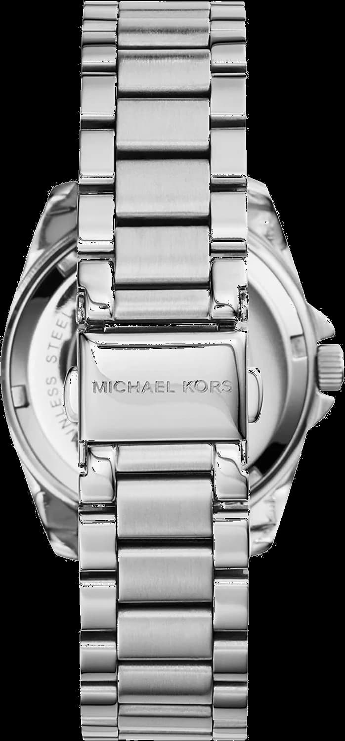 Zoom sur le cadran argent du Michael Kors MK5612