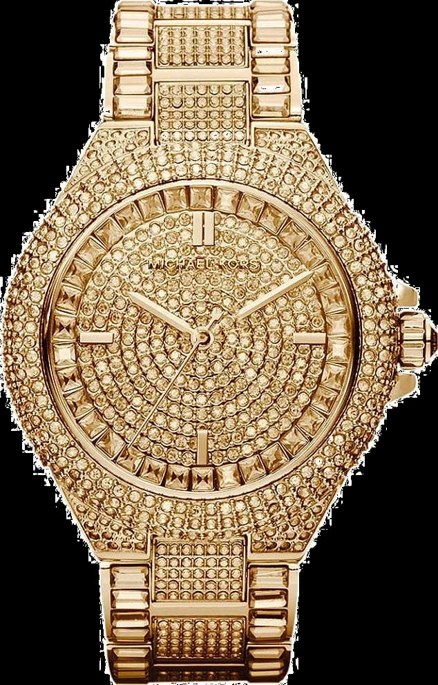Garde-temps Michael Kors MK5720 pour femme, cadran or, bracelet acier or jaune