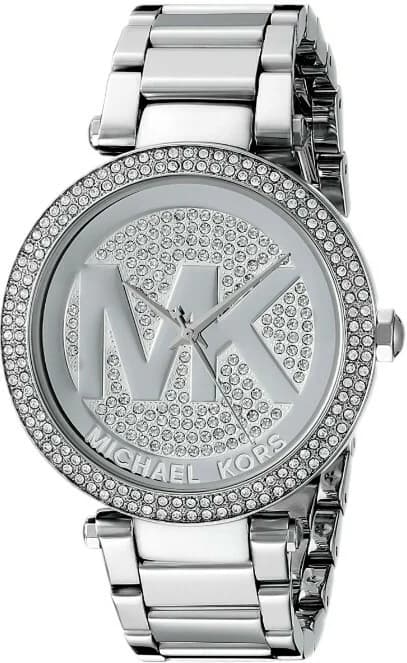 Garde-temps Michael Kors MK5925 pour femme, argent avec cristaux incrustés