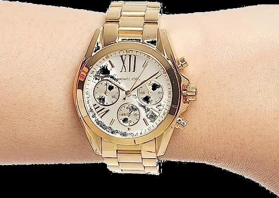 Zoom sur le cadran or du Michael Kors MK6267