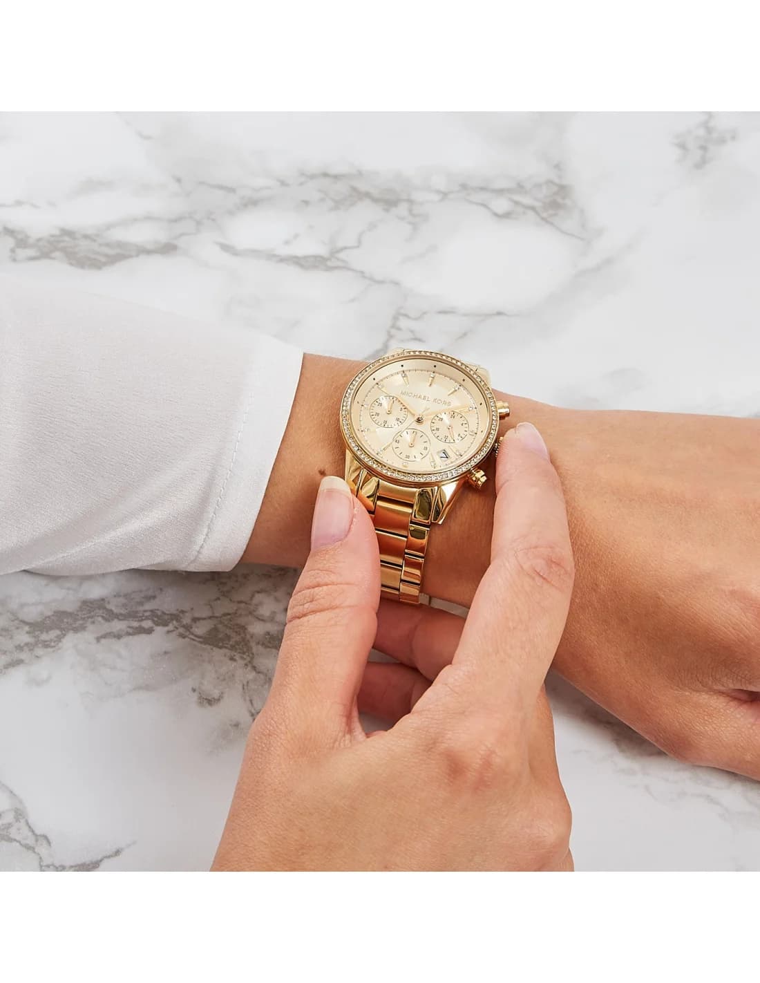 Fond du boîtier du garde-temps Michael Kors MK6356