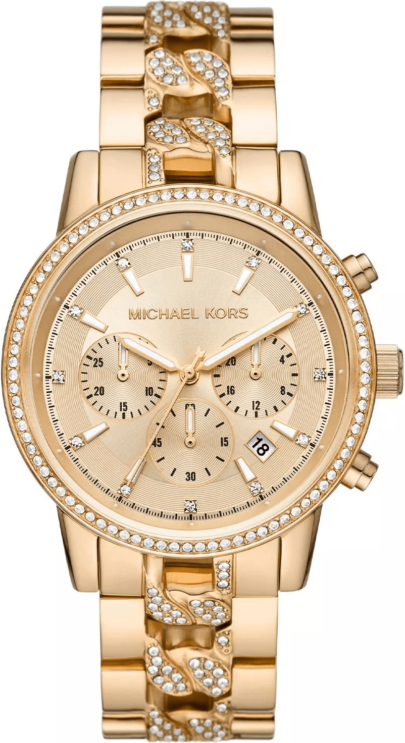 Montre Michael Kors MK6937 femme cadran or bracelet acier