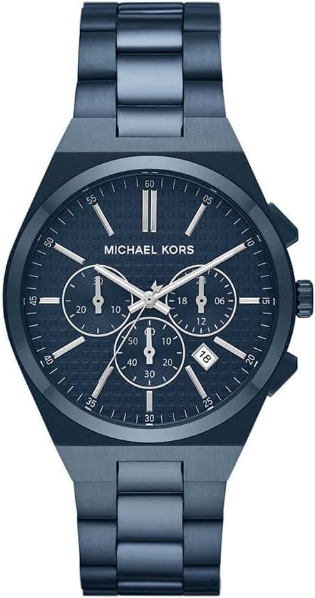 Montre Michael Kors MK9147 homme cadran bleu bracelet acier