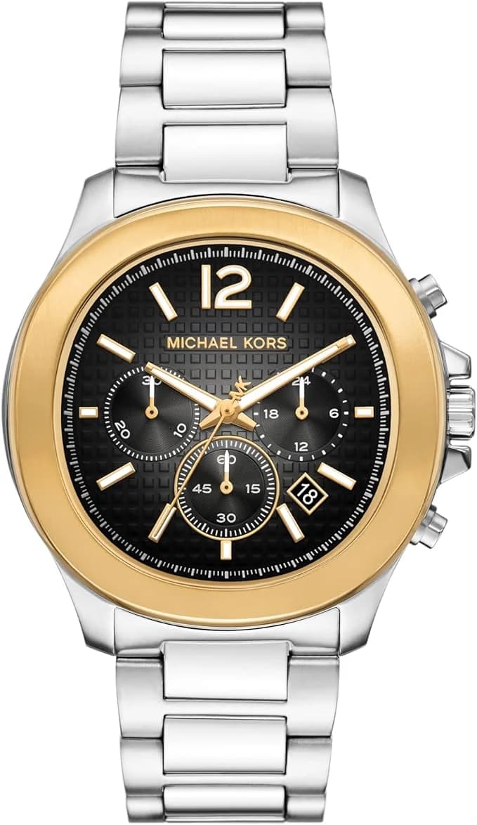 Montre Michael Kors MK9212 homme cadran noir bracelet acier