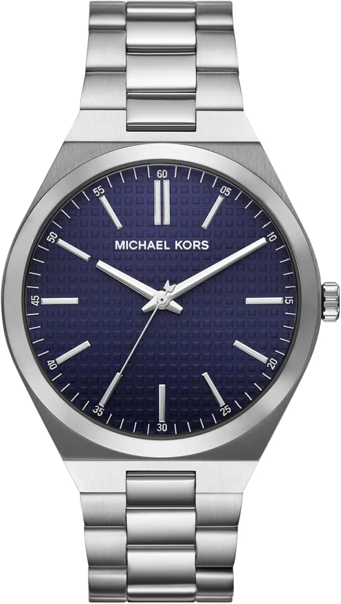 Montre Michael Kors MK9227 homme cadran bleu bracelet acier