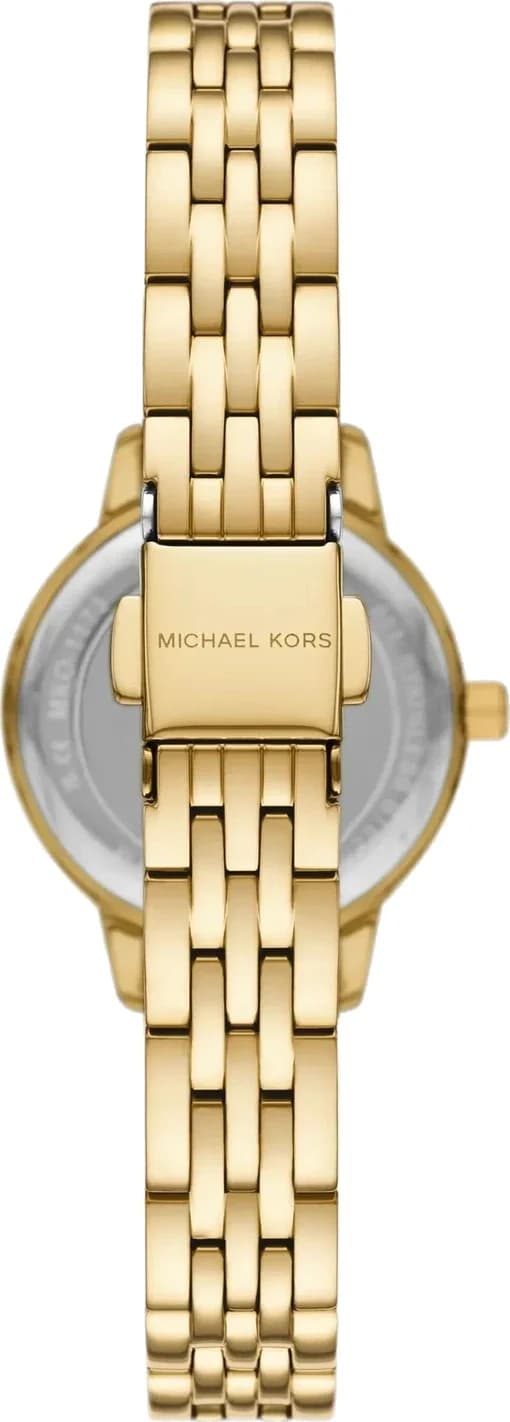 Zoom sur le cadran or du Michael Kors MKO1173