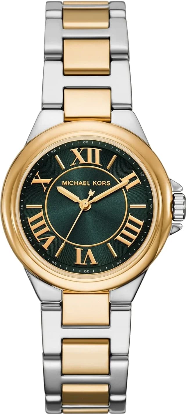 Montre Michael Kors MK4989 femme cadran vert bracelet acier