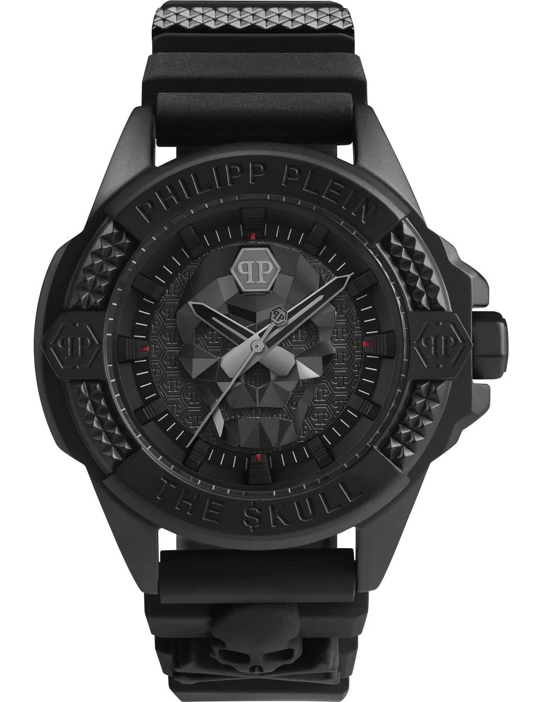 Montre Philipp Plein PWAAA0721 homme cadran noir bracelet silicone