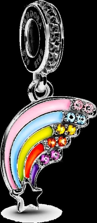 Garde-temps Pandora 799351C01 pour femme, arc-en-ciel multicolore, sans cadran, sur bracelet