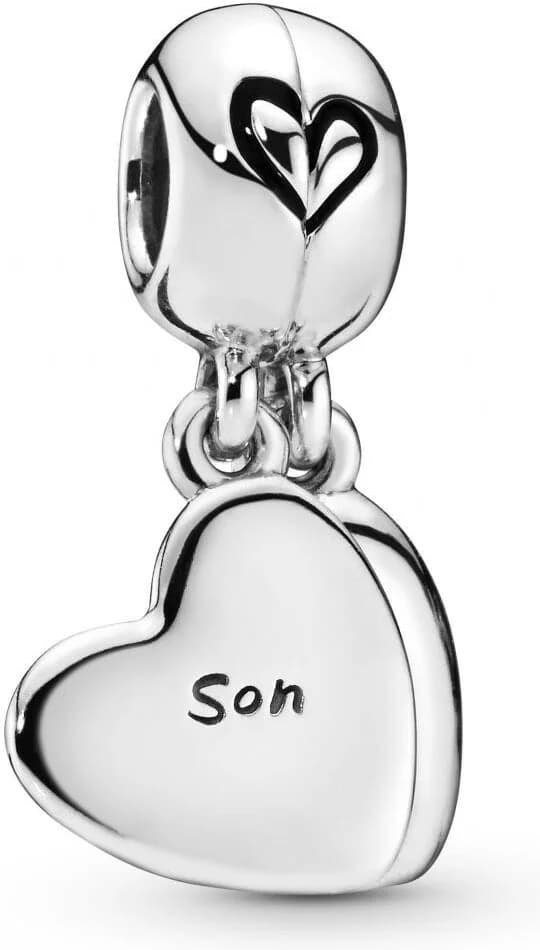 Garde-temps Pandora 797777EN16 pour femme, coeur séparable mère fils argent 925