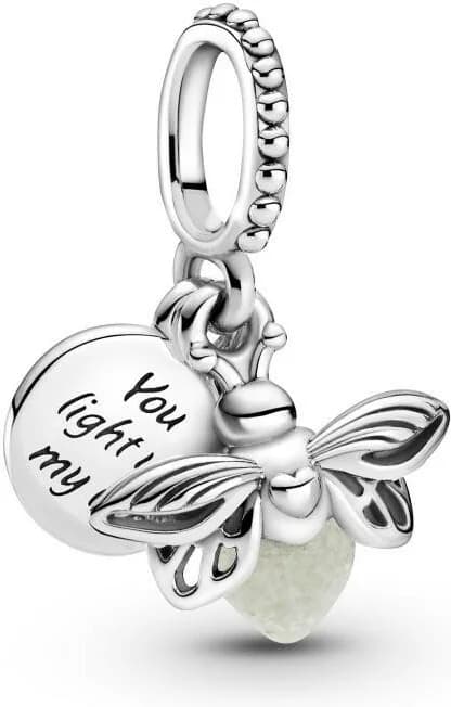 Charm Pandora Luciole en Argent 925 Phosphorescente 799352C01 pour Femme
