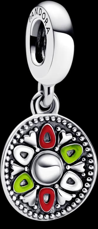 Garde-temps Pandora 792200C01 pour unisexe, charm sombrero mexicain en argent