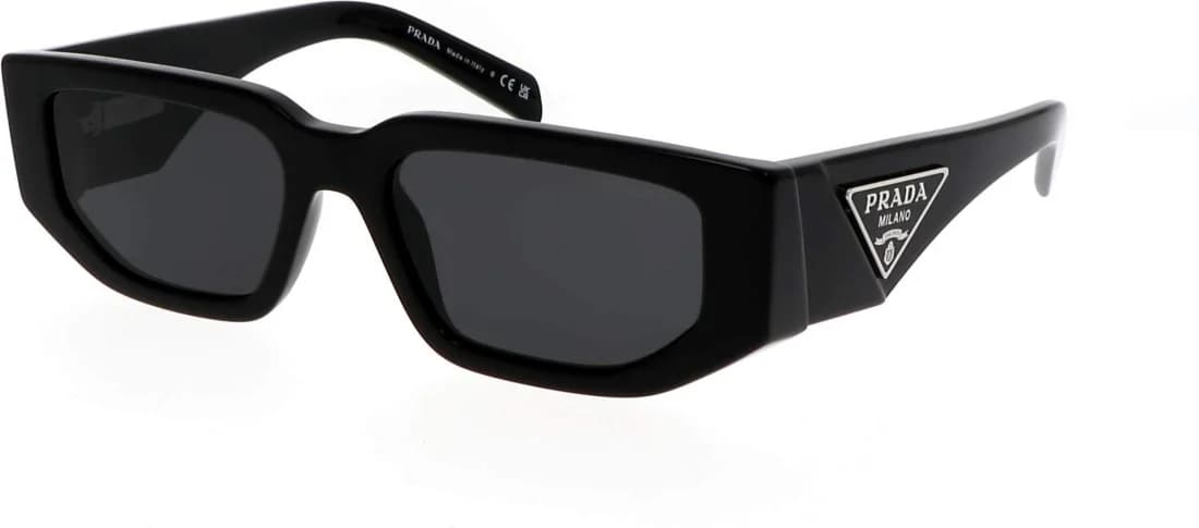 Garde-temps Prada PR 09ZS 1AB5S0 pour unisexe, acétate noir, style intemporel