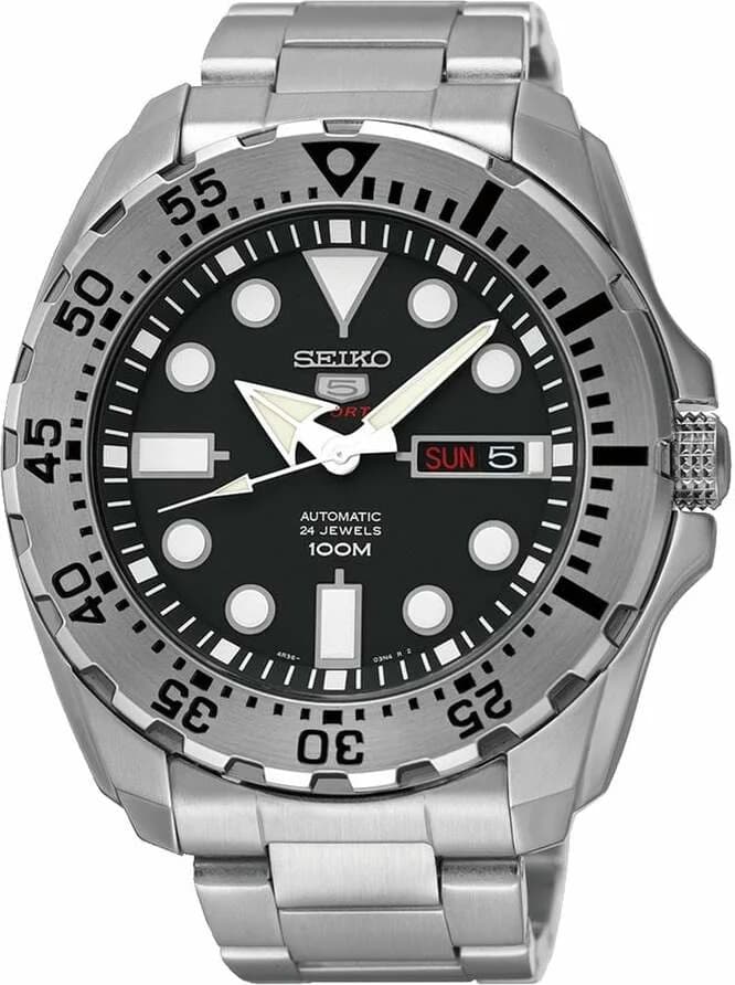 Garde-temps Seiko SRP599J1 pour homme, avec boîtier acier brossé
