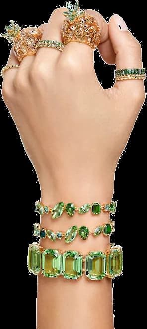 Détail du bracelet métal placage du Swarovski 5652822