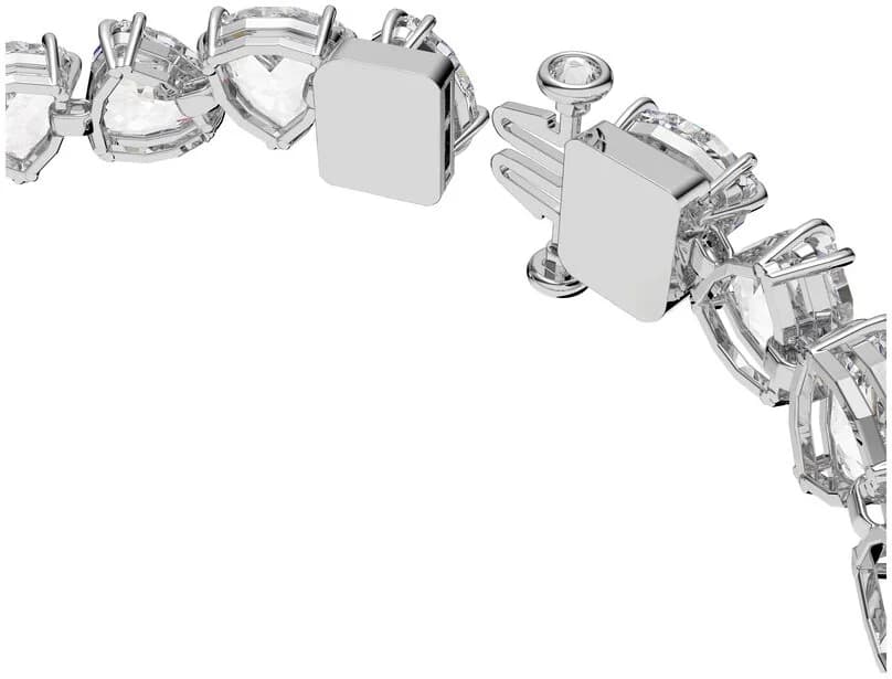 Bracelet Swarovski Millenia 5622451 en plaqué rhodium blanc avec cristaux taille Trilliant - Pour femme vue 3