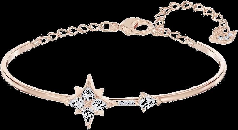 Garde-temps Swarovski 5494338 pour femme, bracelet jonc métal doré or rose
