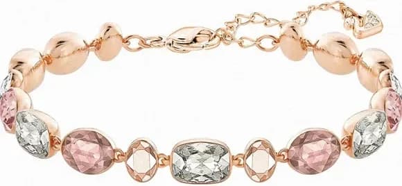 Garde-temps Swarovski 5286161 pour femme, incrusté de cristaux sur bracelet plaqué or rose