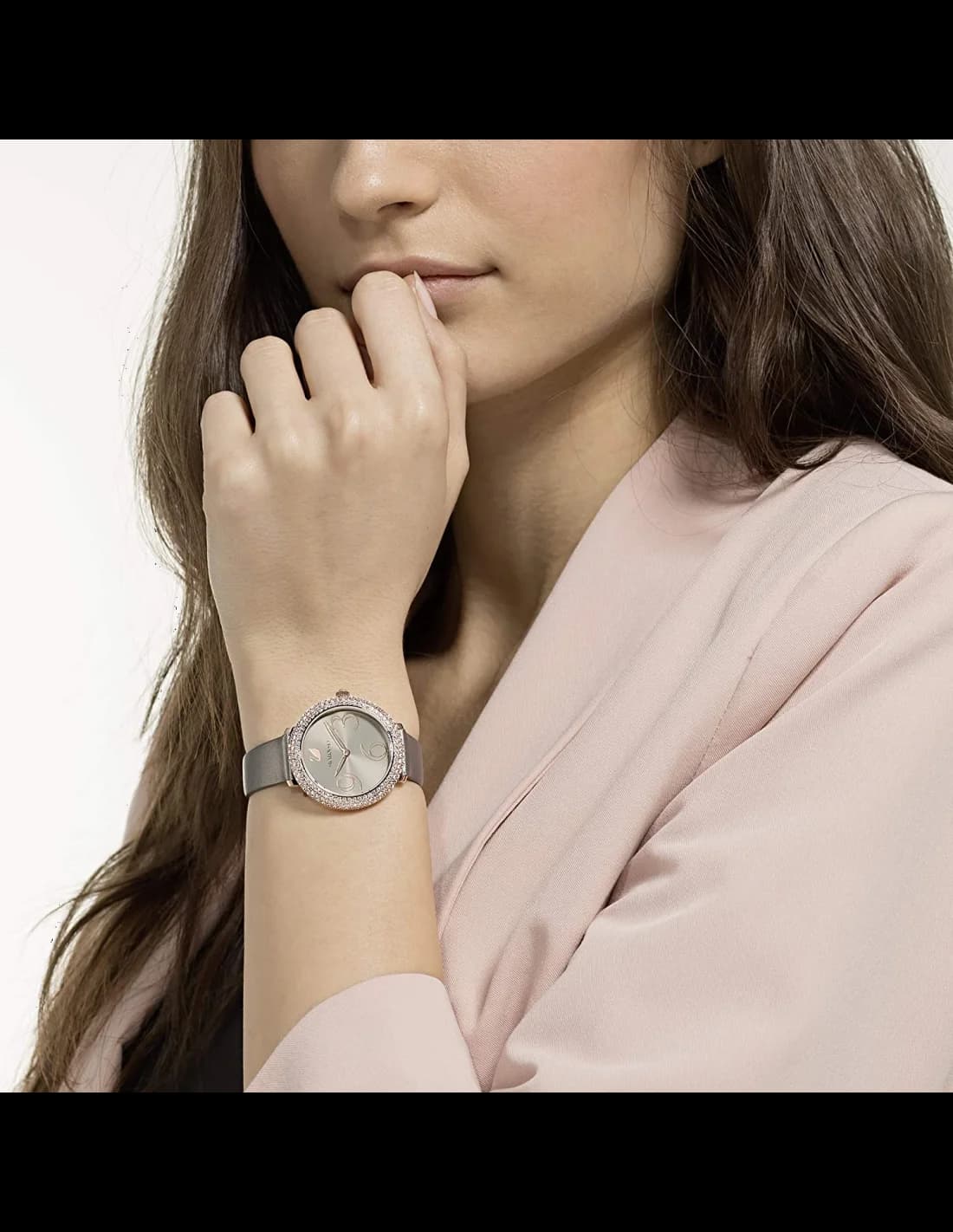 Le garde-temps Swarovski 5484067 vu de profil