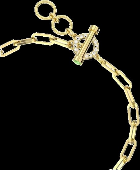 Garde-temps Swarovski pour femme, collier solitaire carré métal rhodié design minimaliste