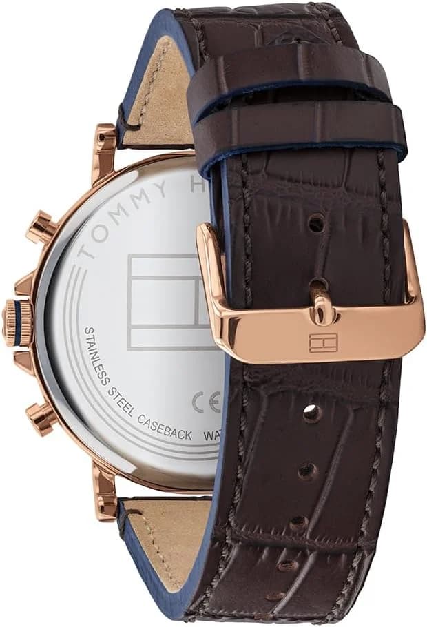 Zoom sur le cadran bleu du Tommy Hilfiger 1710418