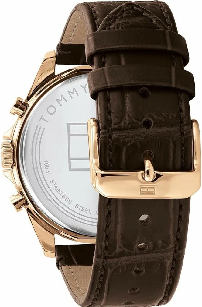 Zoom sur le cadran bleu du Tommy Hilfiger 1710453