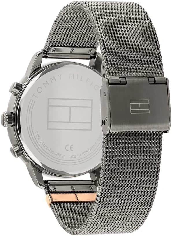 Montre Tommy Hilfiger 1782304 femme détail cadran gris