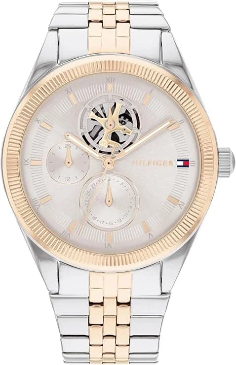Montre Tommy Hilfiger 1782716 femme cadran or rose bracelet acier