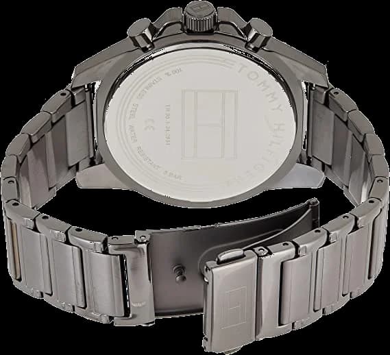 Zoom sur le cadran noir du Tommy Hilfiger 1791790