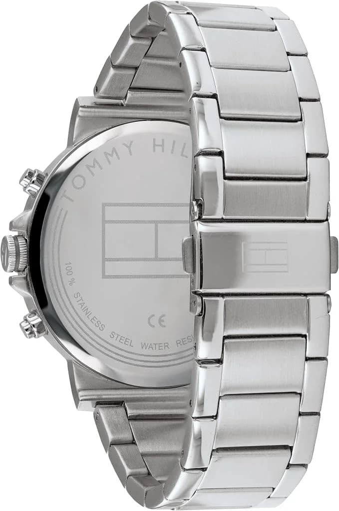 Zoom sur le cadran noir du Tommy Hilfiger 1710382