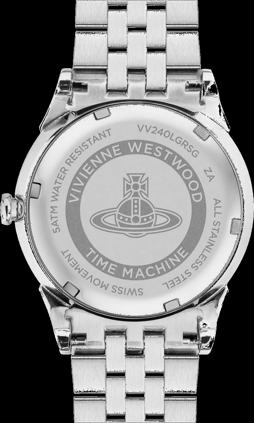 Le garde-temps Vivienne Westwood VV240LGRSG vu de profil