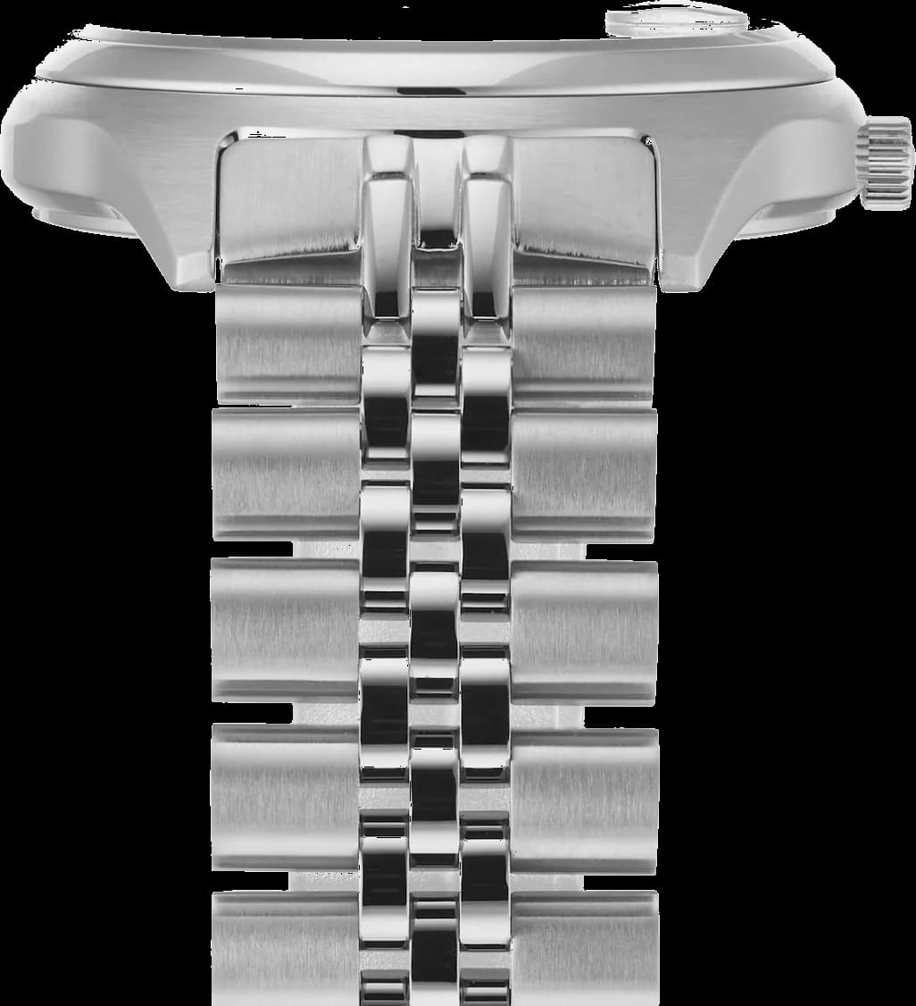 Montre Vivienne Westwood VV261GRSL femme détail bracelet acier