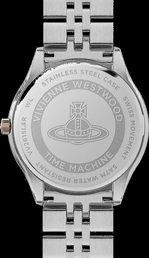 Détail du bracelet acier du Vivienne Westwood VV261SLSR