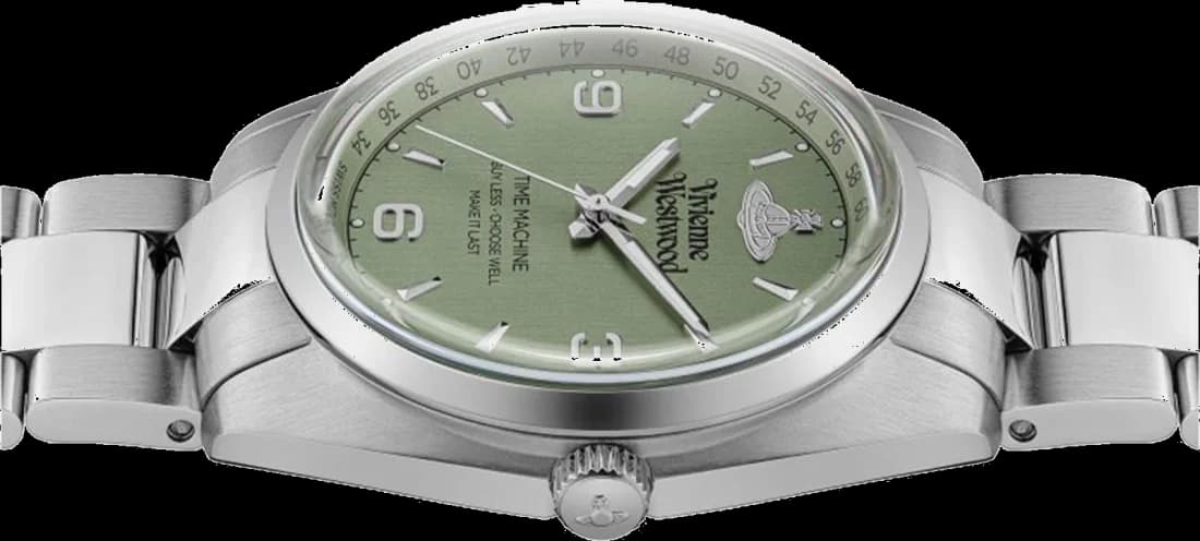 Montre Vivienne Westwood VV274GRSL femme verso boîtier argent