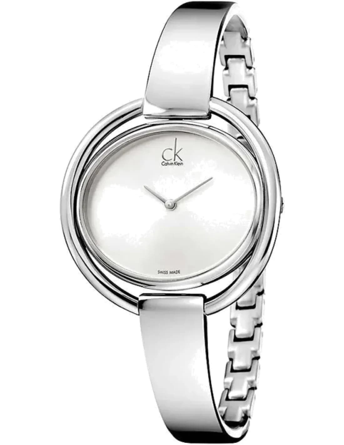 Montre Femme Calvin Klein K4F2N116 Acier Argenté Swiss Made - Cadran Ovale 40mm