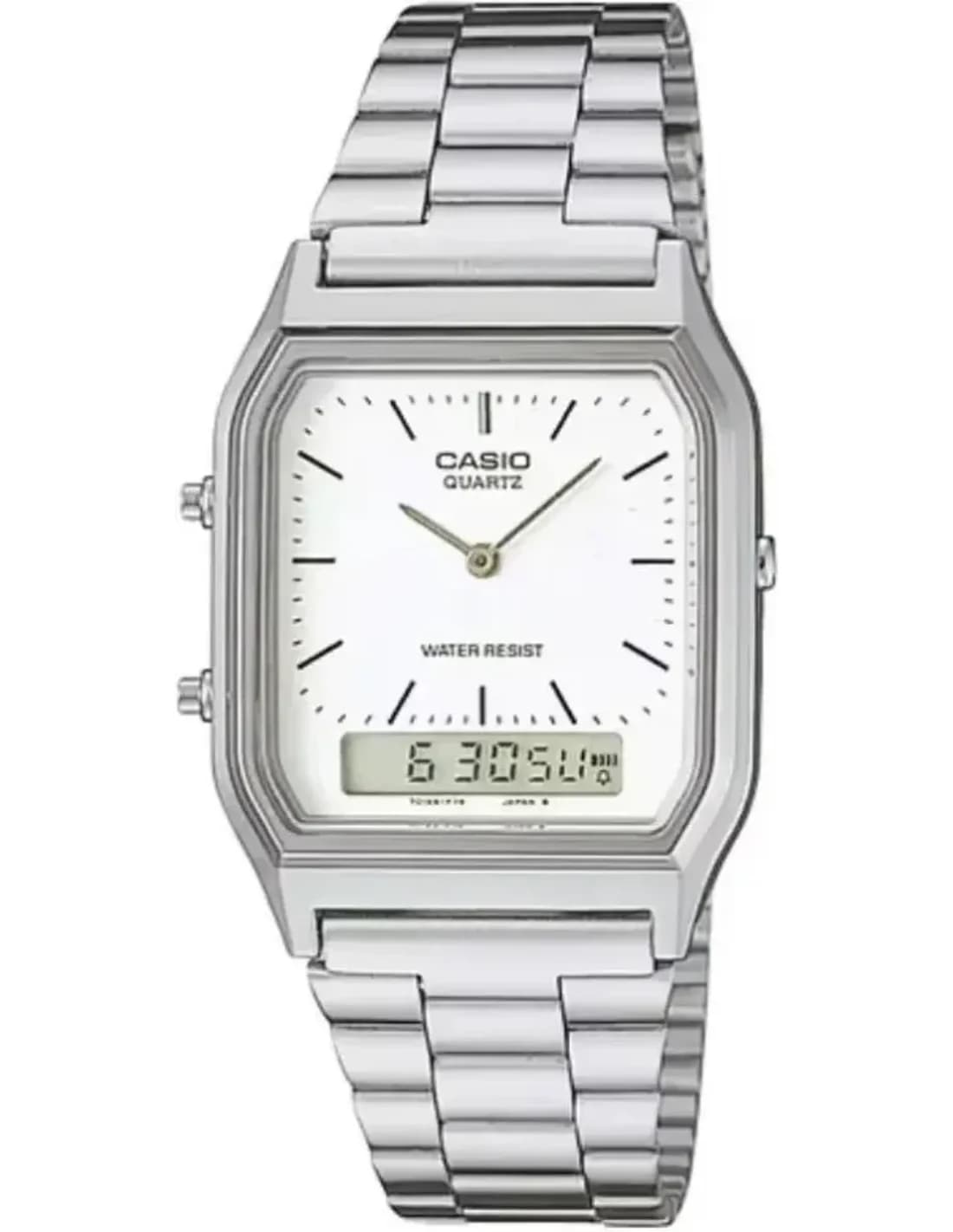 Montre Casio AQ-230A-7DMQYES Argent - Double Affichage Analogique-Digital - Unisexe