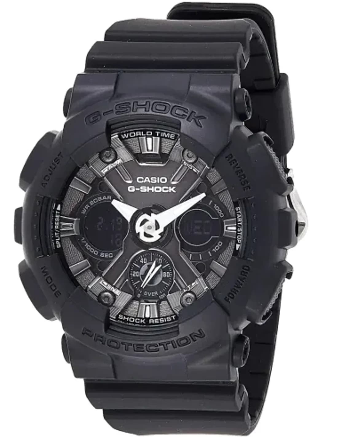 Montre Homme Casio G-Shock GMA-S120MF-1AER Noir et Gris Analogique-Digitale