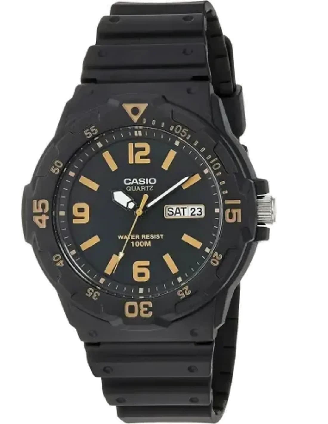 Montre Casio MRW-200H-1B3VEF Homme Sport en Résine Noire Analogique