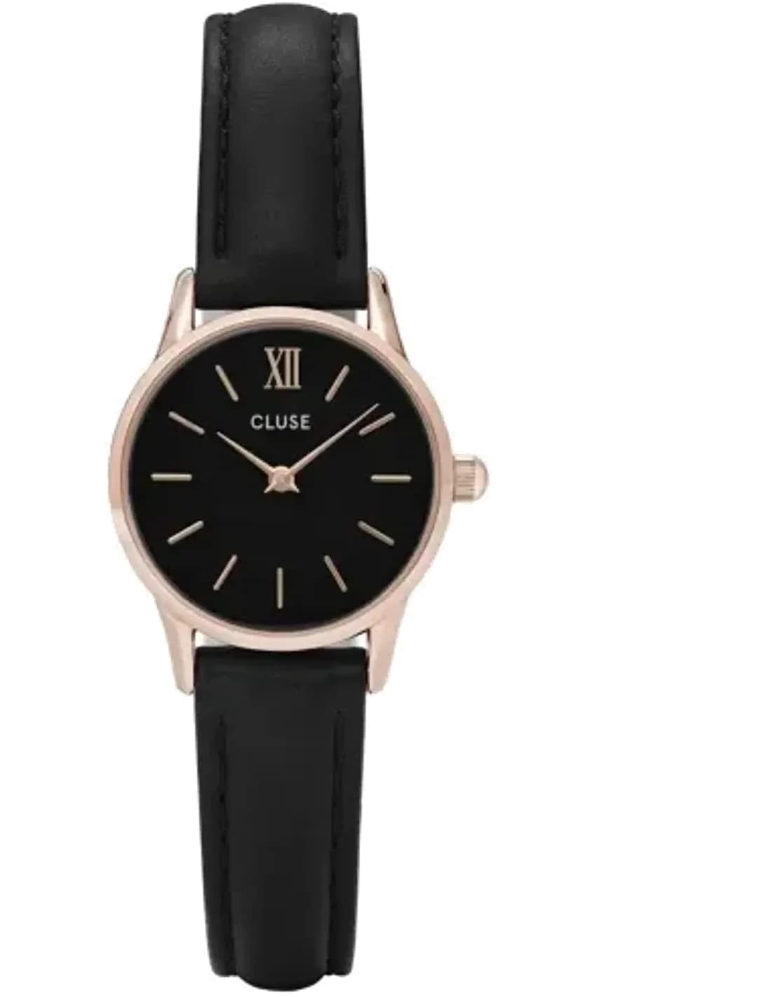 Montre Femme Cluse La Vedette CL50011 en Or Rose et Cadran Noir
