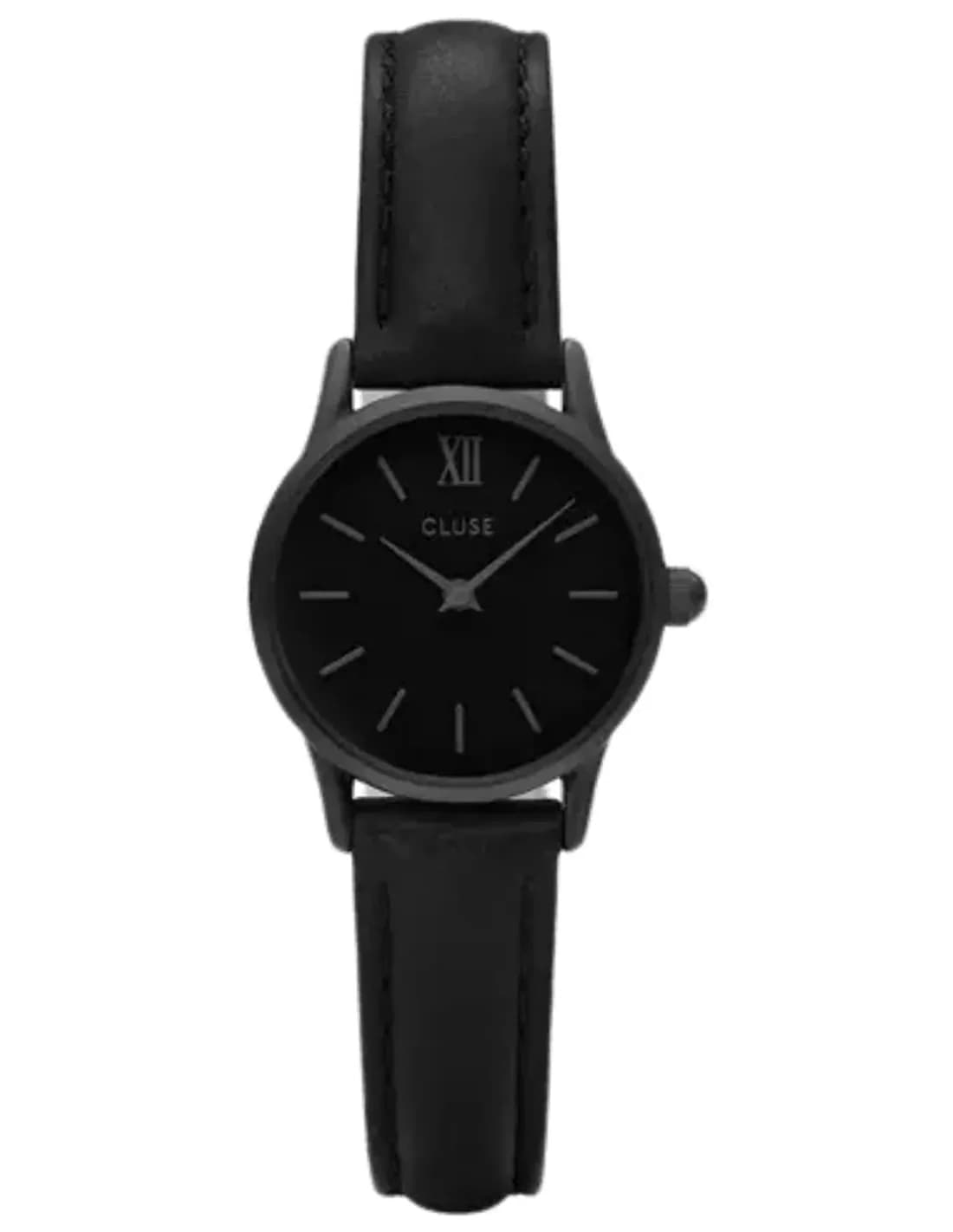Montre Femme Cluse La Vedette CL50015 - Cadran et bracelet cuir noir